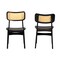 Baxton Studio Tafari Mid-Century Modern Dark Brown Finished Wood and Rattan 2-Piece Dining Chair Set 239-2PC-13413-ZORO - alternate 9